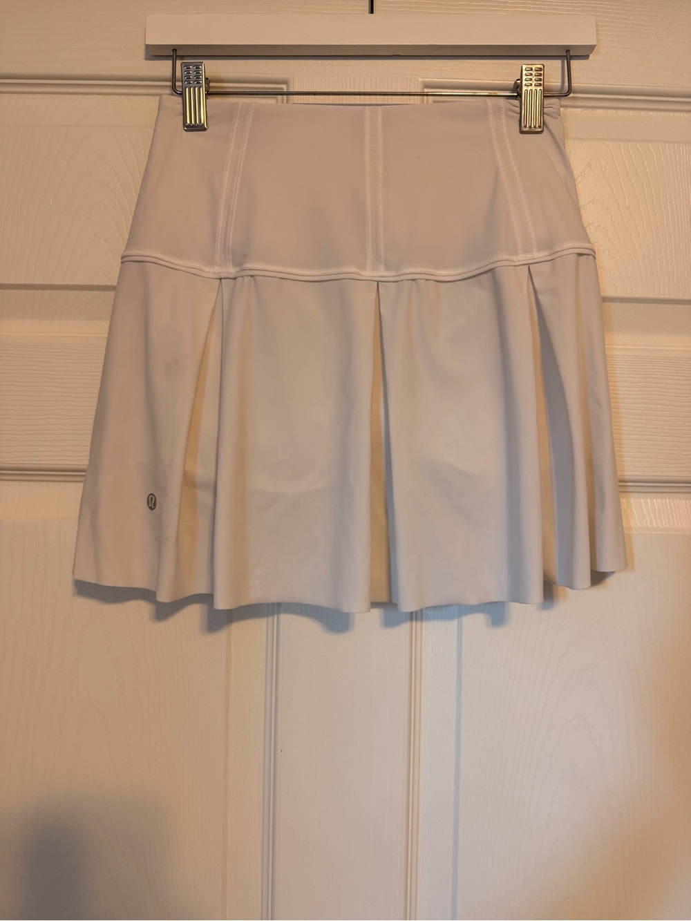 lululemon athletica White Pleated Tennis Skort